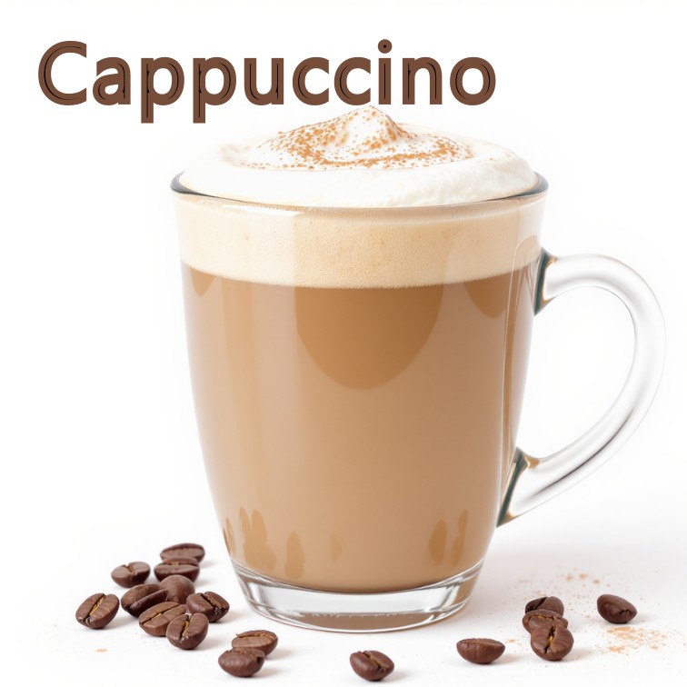 Cappuccino from Commercial Coffee Machine